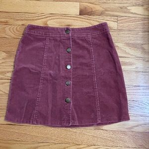 Corduroy Skirt